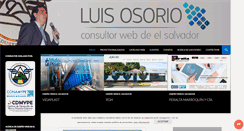 Desktop Screenshot of luisosorioconsultorweb.com